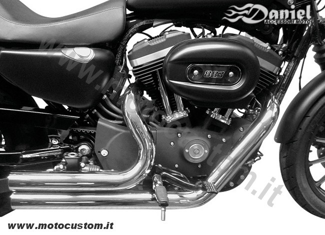 Scarichi Short Cut Sportster cod 657 500, Daniel accessori moto