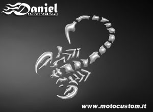 adesivo 3D Scorpion cod 51 40011, Daniel accessori moto