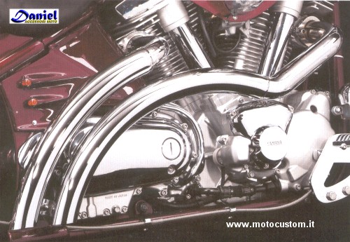 Scarico TurnDown cod 652 202, Daniel accessori moto