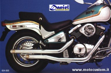 Fat pipes cod 651 1100, Daniel accessori moto