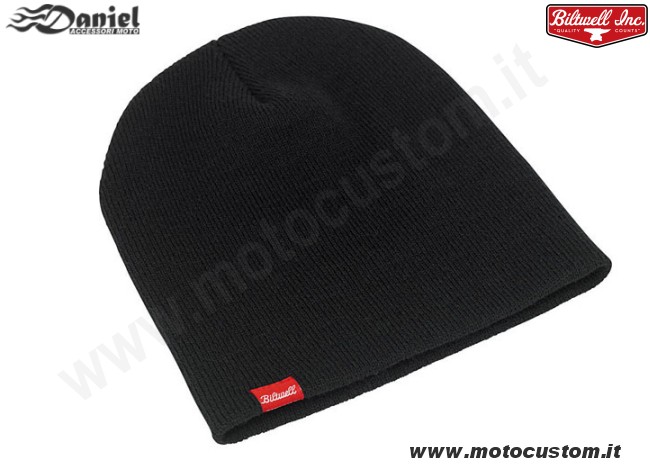 Cappello Biltwell Label nero cod 1795, Daniel accessori moto