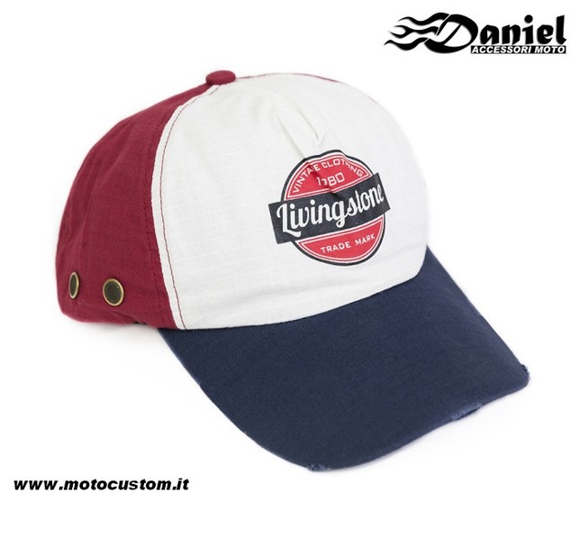 Berretto Livingstone Cap Vintage cod LPF, Daniel accessori moto