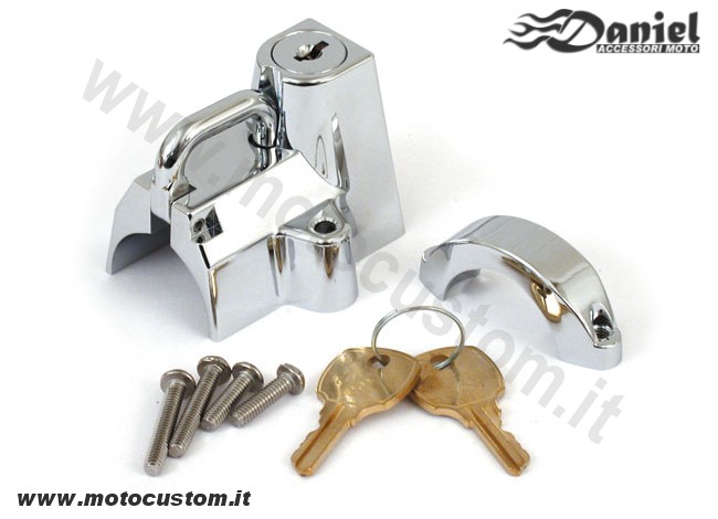 Lucchetto casco telaio moto cod 1085, Daniel accessori moto