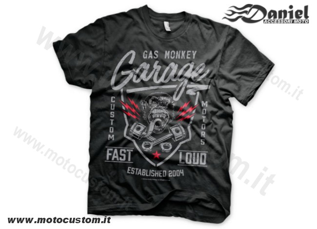 T-Shirt GMG Fast N Loud , Daniel accessori moto