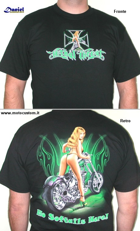 T shirt Biker Babe , Daniel accessori moto