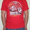T shirt Custom Heat Red , Daniel accessori moto