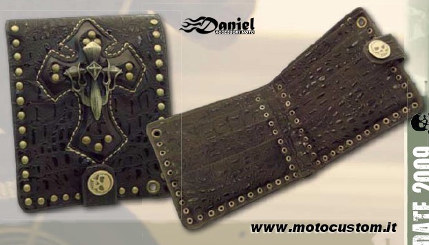 portafoglio Skull Cross cod 684829, Daniel accessori moto