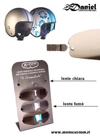 visiera X-Sun , Daniel accessori moto