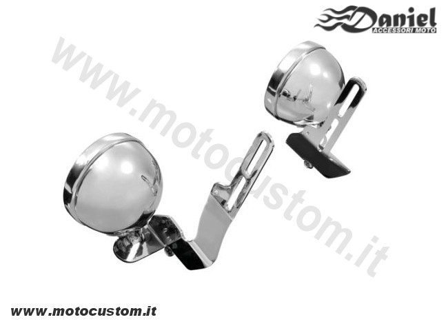 Staffe fari supplementari laterali cod 1853, Daniel accessori moto