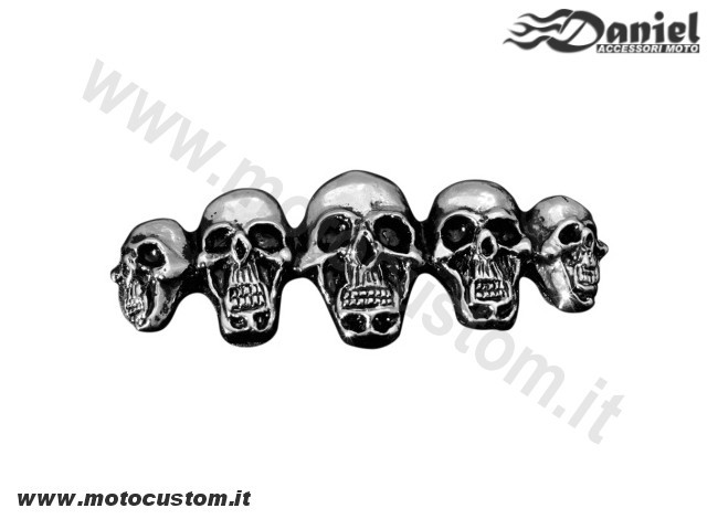 Emblema Skull Family cod 1765, Daniel accessori moto