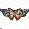 Toppa Butterfly Orange cod 1984, Daniel accessori moto
