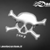 adesivo 3D Teschio cod 51 46131, Daniel accessori moto