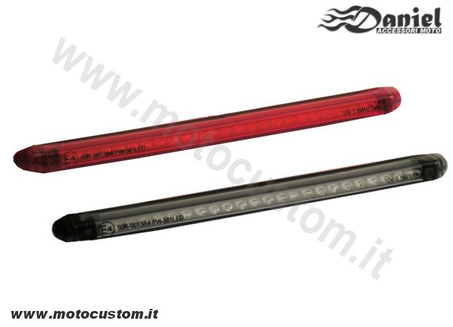 Faretto posteriore striscia led , Daniel accessori moto