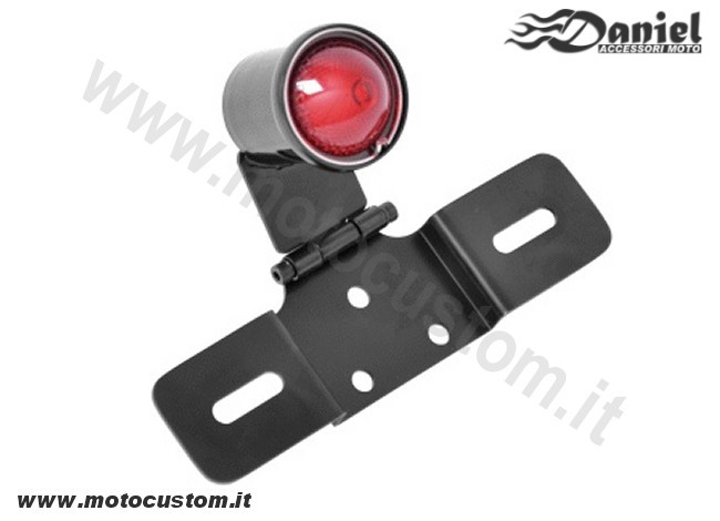 Faro posteriore moto cafe racer led nero cod 1813, Daniel accessori moto