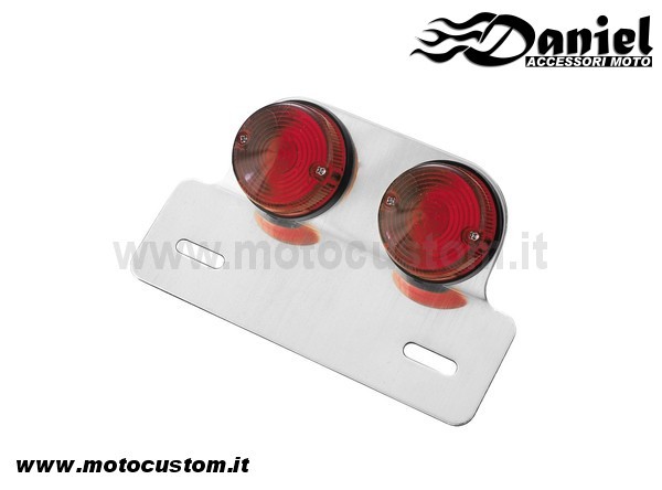 luce Dual Round cod 306, Daniel accessori moto