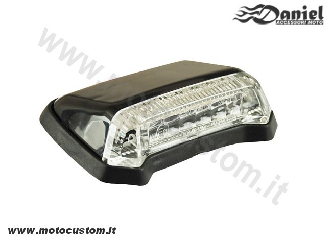 Faretto moto custom Led Fender Black cod 1705, Daniel accessori moto