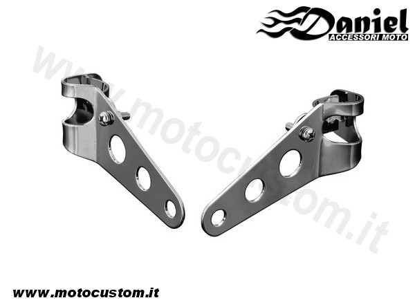 Supporti fari forcella cod 852, Daniel accessori moto