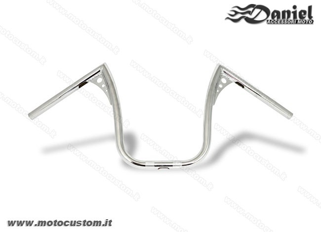 Manubrio Holdon cromato cod 1974, Daniel accessori moto