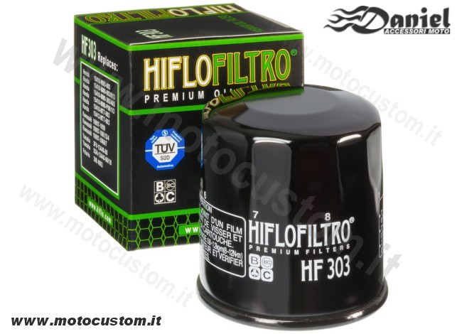 Filtro olio moto cod 1918, Daniel accessori moto