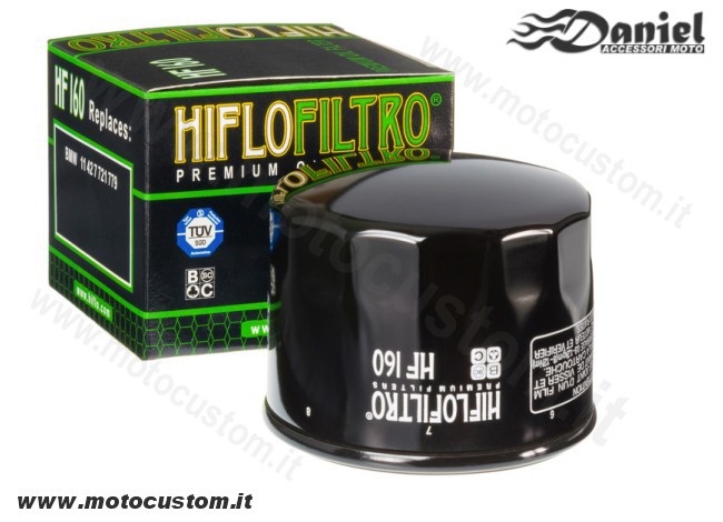 Filtro olio moto BMW HF160 cod 1930, Daniel accessori moto