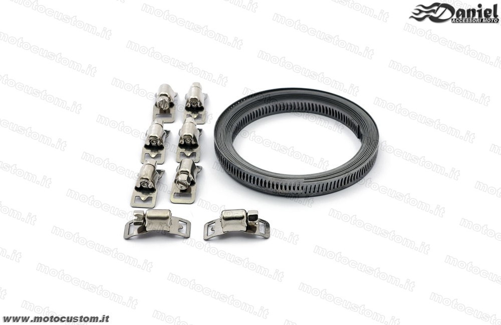 Kit fascetta a stringere cod 789, Daniel accessori moto