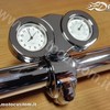 Orologio e termometro da manubrio moto cod 1826, Daniel accessori moto