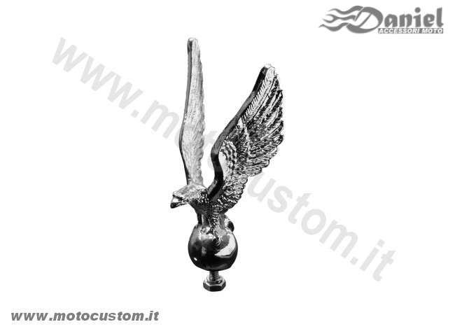 ornamento Eagle Standing cod 1647, Daniel accessori moto