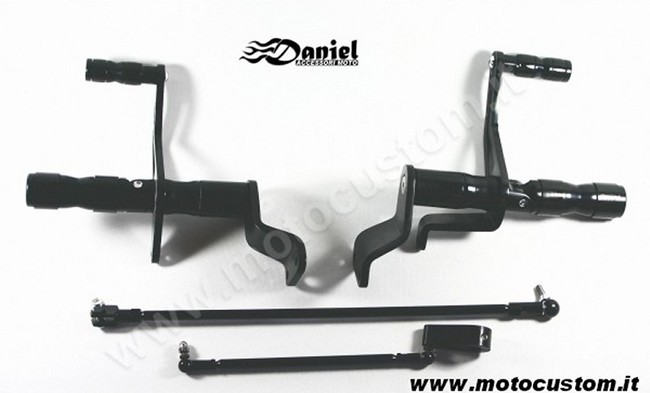 Comandi avanzati Sportster 2014 ABS neri cod 1809, Daniel accessori moto