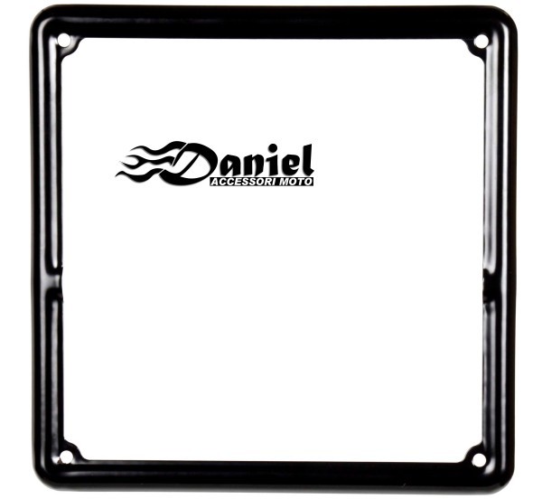 cornice targa Euro nera cod 1456, Daniel accessori moto