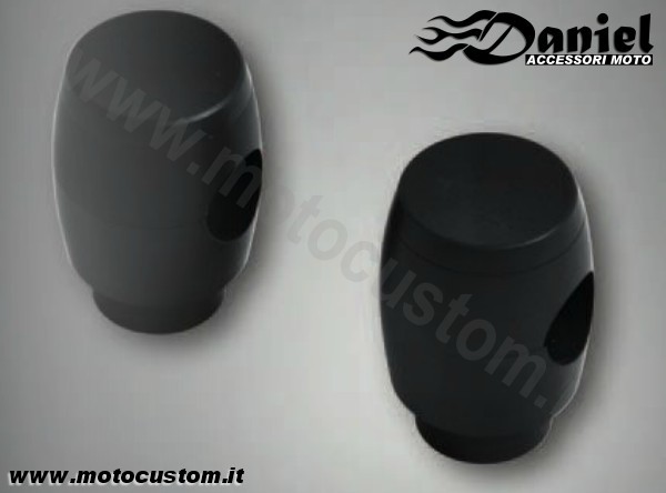 Riser Chopped Barrel Black cod 56 0631B, Daniel accessori moto