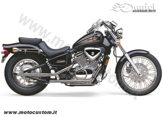 Drag pipes Honda Shadow VT600 cod 1842, Daniel accessori moto