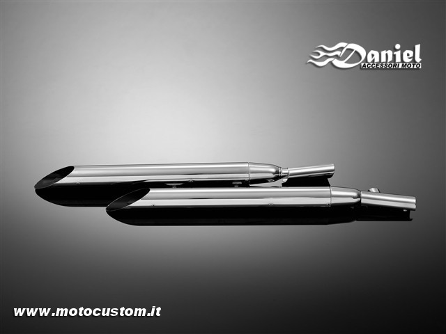 Scarico Extreme XVS1100 cod 652 1103, Daniel accessori moto