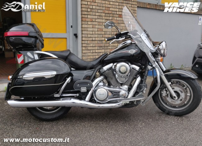 Terminali Vance Hines Twin Slash VN1700 cod 1943, Daniel accessori moto