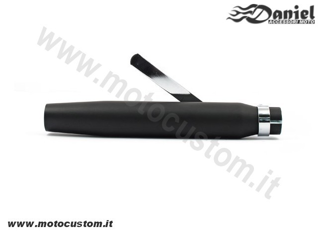 Terminale Tapered Nero Custom cod 1779, Daniel accessori moto