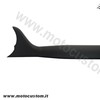 Terminale Fishtail New Black cod 1780, Daniel accessori moto