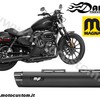 Terminali scarico Magnaflow Legacy Slip On Neri Sportster cod 1839, Daniel accessori moto