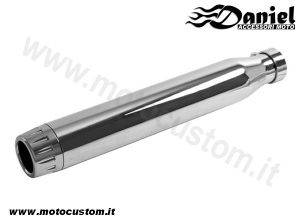 Terminale Rage Chrome cod 1712, Daniel accessori moto