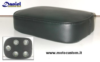 Sellino moto passeggero ventose stretto cod 1614, Daniel accessori moto