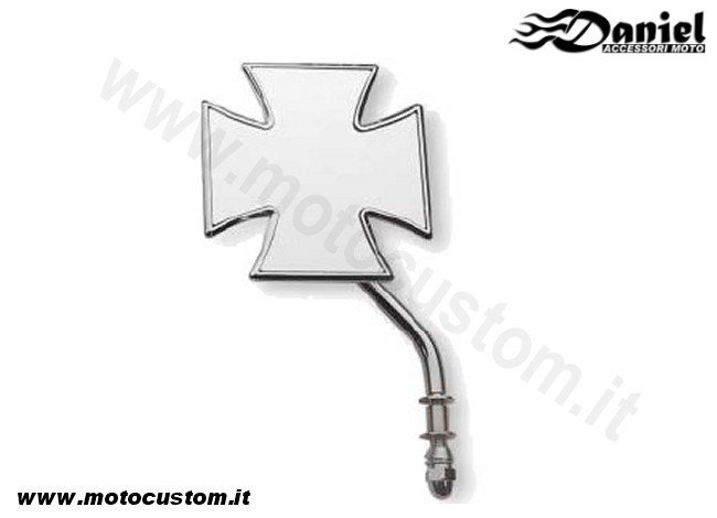 Specchio Croce cod 871, Daniel accessori moto