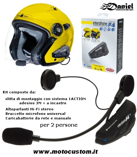 Interfono Cellular Line cod F4, Daniel accessori moto
