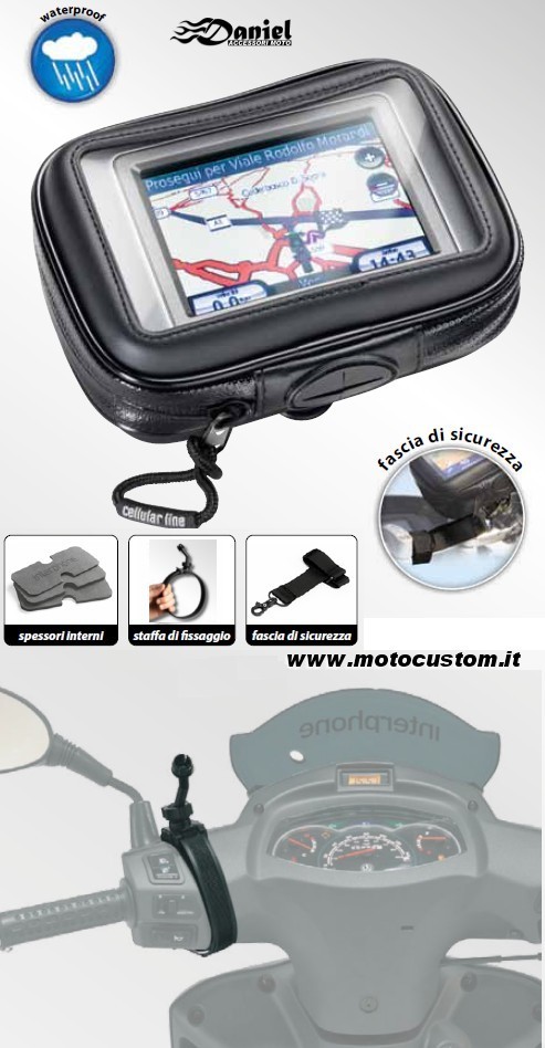 Porta GPS Cellular cod SSCGPS43, Daniel accessori moto