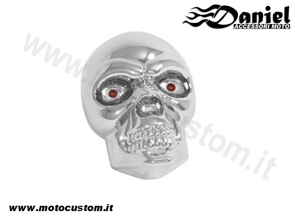 Fregio Skull led cod 68 490, Daniel accessori moto