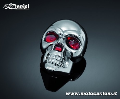 Fregio Skull 2 Led cod 68 491, Daniel accessori moto