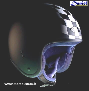 casco CAFE Scacchi , Daniel accessori moto
