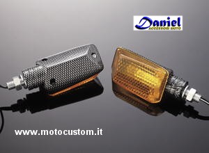 frecce carbonlook gialle cod 68 654, Daniel accessori moto