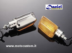frecce cromate gialle cod 68 652, Daniel accessori moto