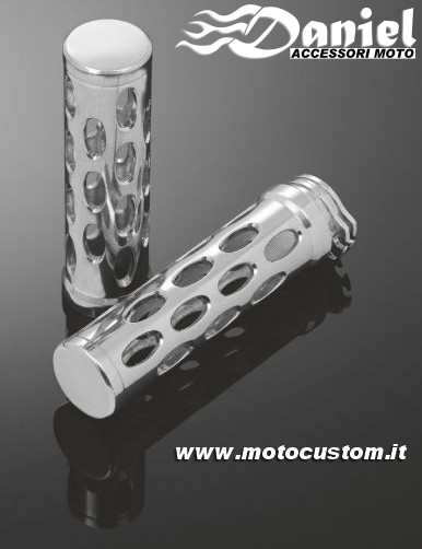 Manopola OvalHoles cod 45 0185, Daniel accessori moto
