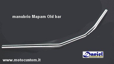 Manubrio Old bar cod HM1015OB, Daniel accessori moto