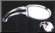 Specchio Terribile nero cod M2000N, Daniel accessori moto