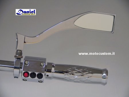 Specchio GrayIndian cod 4001, Daniel accessori moto